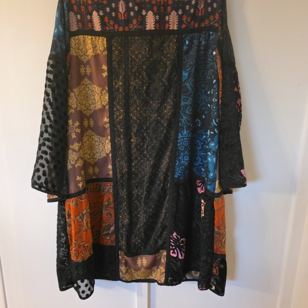 Soft Surroundings Adassa Patchwork Tunic Rayon Se… - image 6